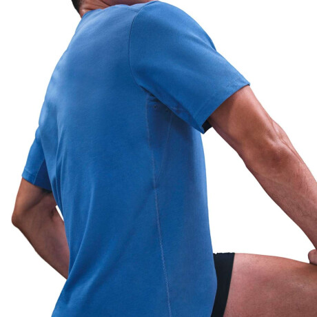 Remera Dri Fit Primary Stmt Manga Corta de Hombre azul