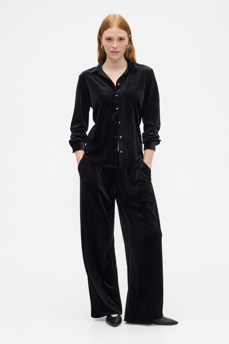 Pantalón Terciopelo Mujer Black 1