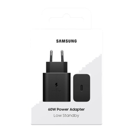 Cargador Samsung 60 W Carga Súper Rápida 2.0 USB-C PD 3.1 sin Cable Cargador Samsung 60 W Carga Súper Rápida 2.0 USB-C PD 3.1 sin Cable