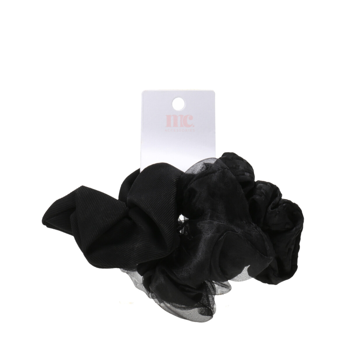 Gomita de pelo de tela pack x3 Miss Carol 