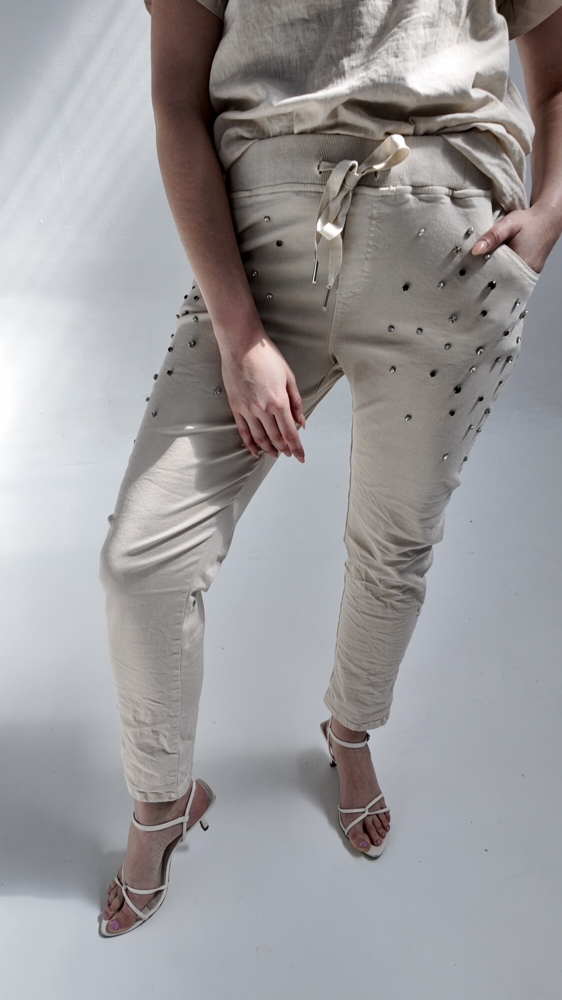 Pantalón Loisa Beige