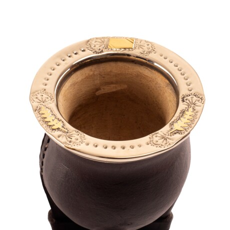 Mate de Alpaca y Bronce H1