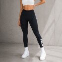 CALZA LARGA CON ELASTICO TIRO ALTO TRAIN ELASTIC V FILA NEGRO
