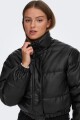 Chaqueta Lucy Efecto Piel Black