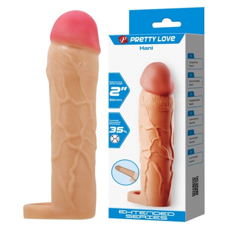 Extensión Pene Realístico 50mm Hani Pretty Love Carne