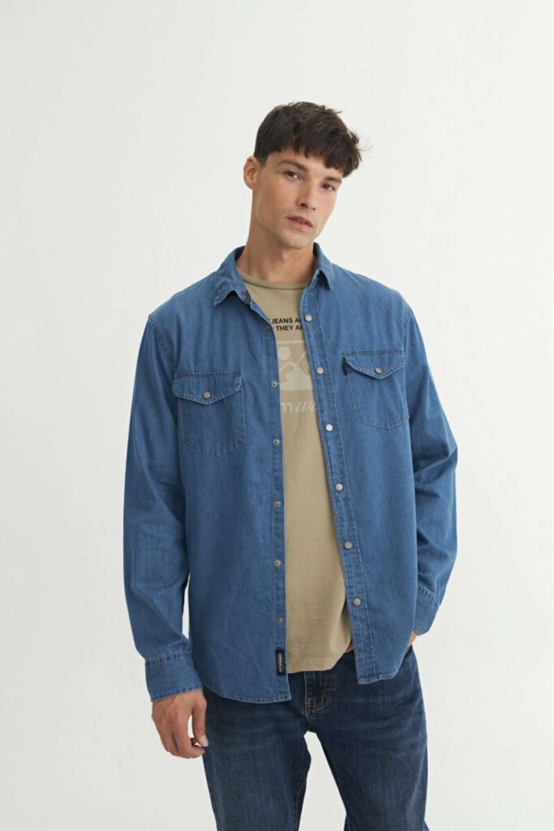 Camisa Mullen - Blue 