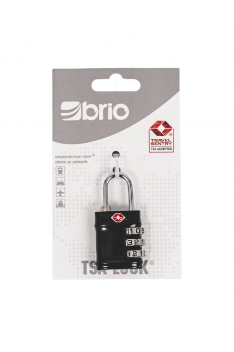Candado Para Valija Con Combinacion brio para viaje Negro