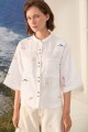 PRE VENTA CAMISA ALA DETAIL Blanco