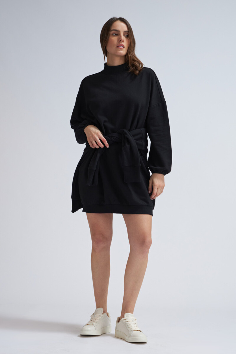 Sudadera deportiva larga Negro