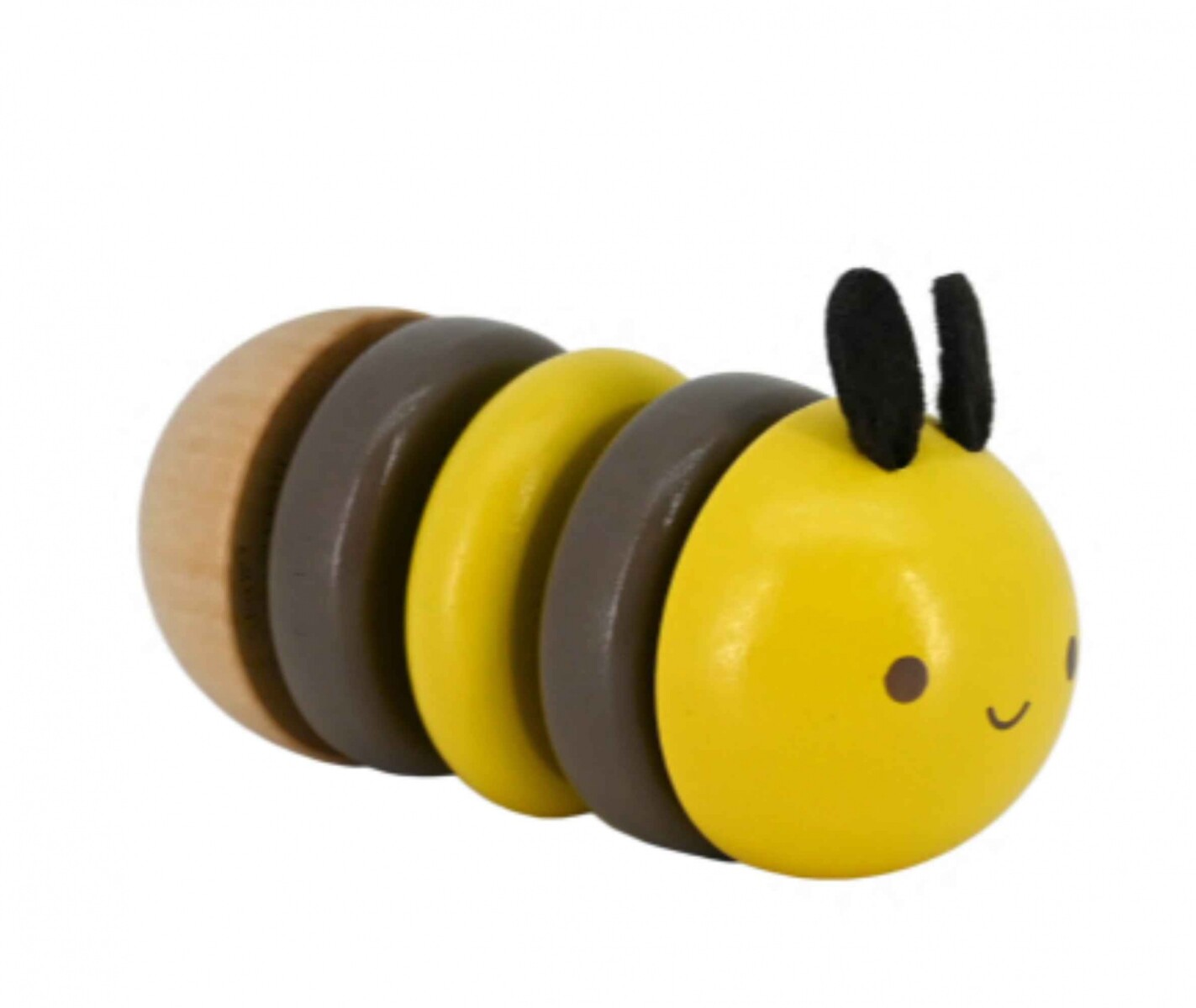 Abeja inquieta de madera 