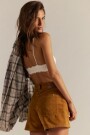 TIPPI VEGAN SUEDE SHORT Beige