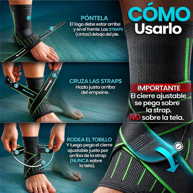 Tobillera Deportiva Compresora Tobillo Ajustable Talle L Tobillera Deportiva Compresora Tobillo Ajustable Talle L