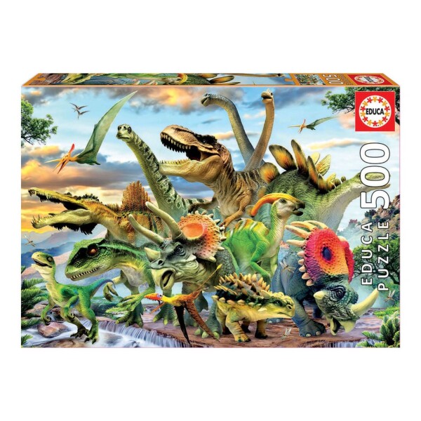 Rompecabezas Puzzle Educa Dinosaurios Prehistoria 500 Piezas Rompecabezas Puzzle Educa Dinosaurios Prehistoria 500 Piezas