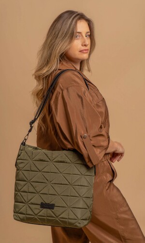 CARTERA ZINNIA VERDE MILITAR