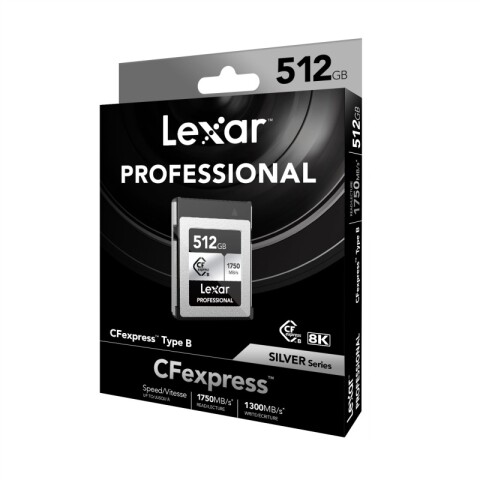 Memoria Cfexpress Lexar Pro 512gb Tipo B Silver Series MEMORIA CFEXPRESS LEXAR PRO 512GB TIPO B