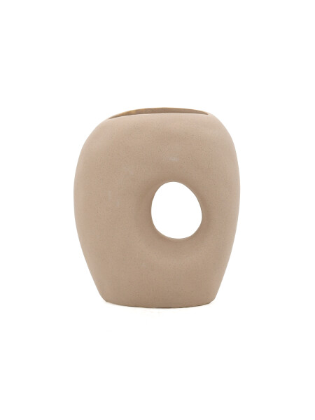 JARRON JULIA DE CERAMICA GRIS (V)