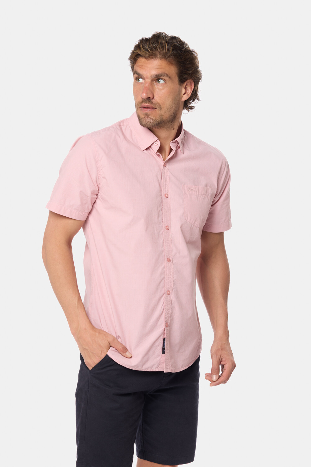 CAMISA A CUADROS Rosa