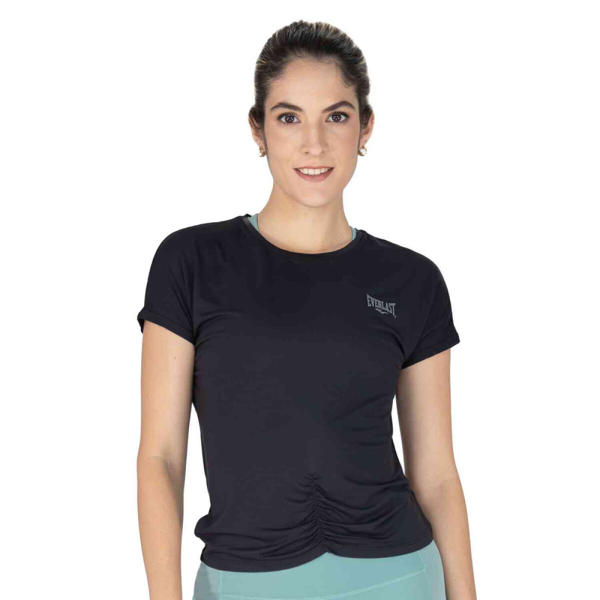 TSHIRT FEM POLY/SPX EVERLAST ASTREA BK W6 S - BK 
