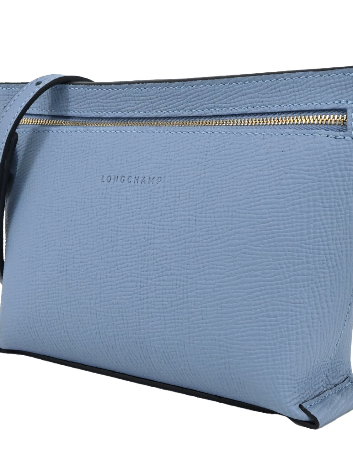 Longchamp -Cartera de cuero, Mailbox Celeste