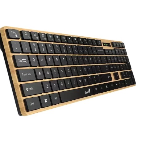 Teclado Genius Slimstar 7250BT Madera Bluettoth 001