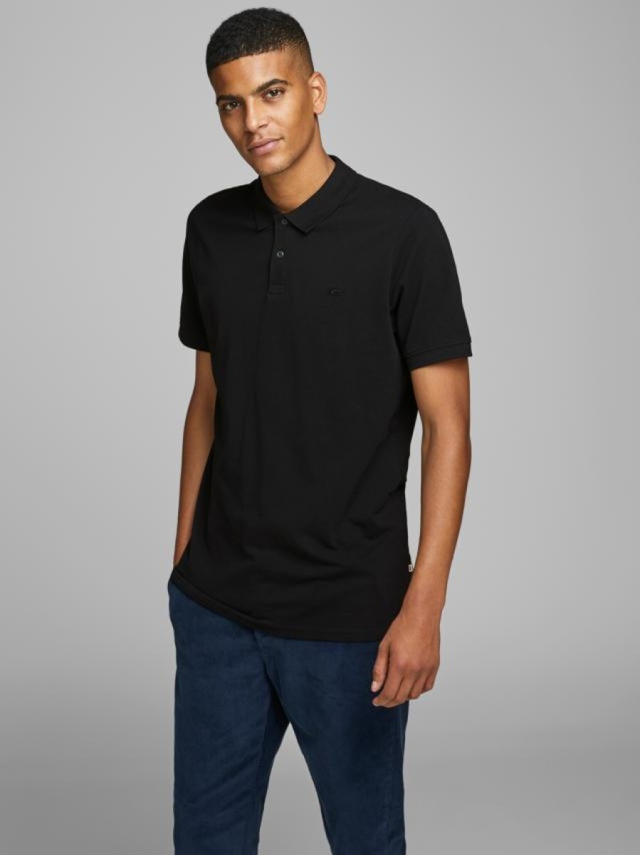 Camiseta Basic Polo Clásica - Black 