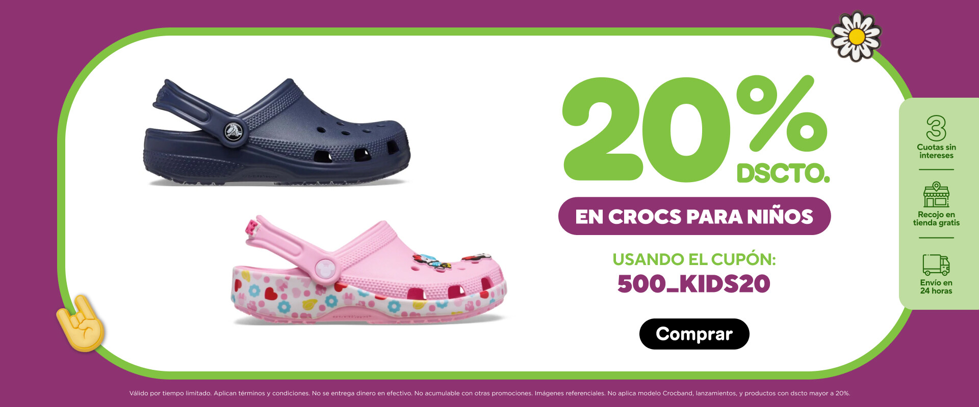 Kids con 20%