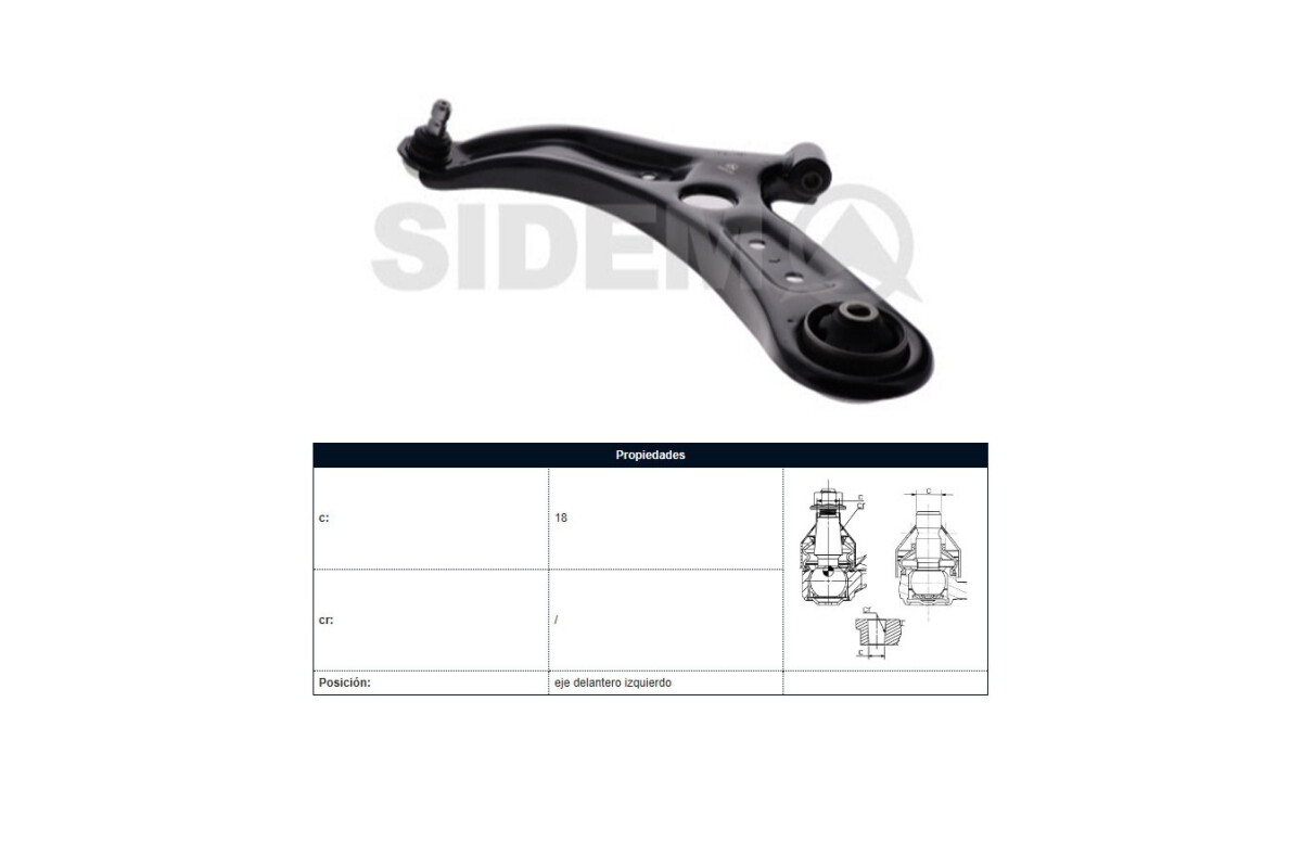 Parilla De Suspension Delantera Kia Rio 18-25 Izq Parilla De Suspension Delantera Kia Rio 18-25 Izq