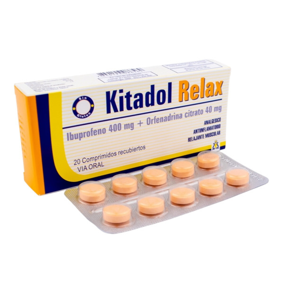 KITADOL RELAX CJ X 20 COMPRIMIDOS 