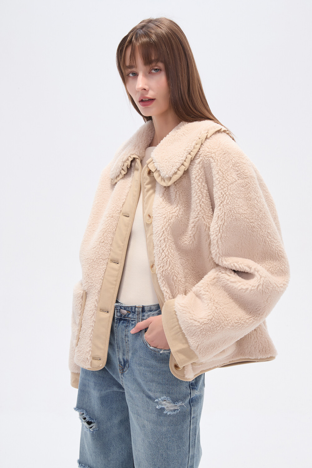 Chaqueta Aloni Crudo / Natural