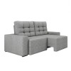 Sillón Cama Reclier Pequim 3 Cuerpos - Extensible Gris