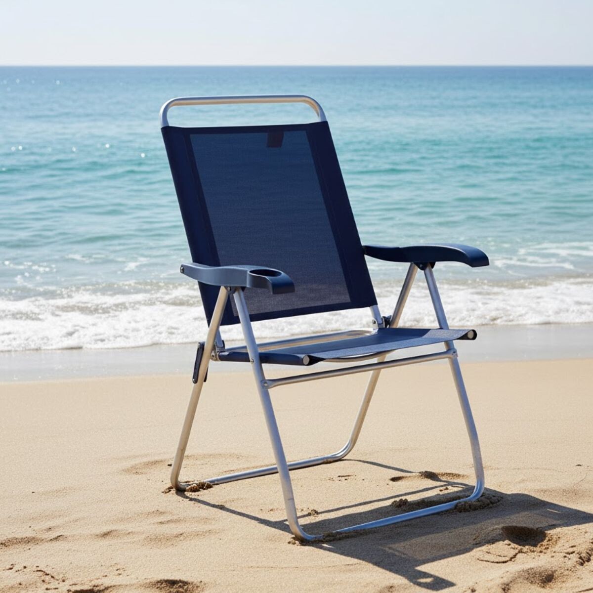 Silla Alta Boreal 4 Posciones Aluminio - AZUL OSCURO 