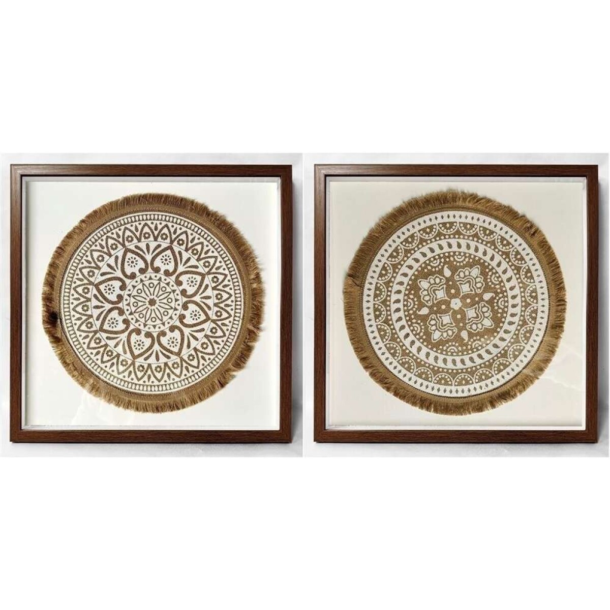 Set 2 Cuadros 50X50Cm Mandalas 