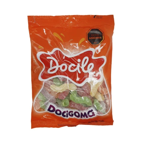 Gomitas DOCILE Docigomas 500 Grs Gusanos Ácidos