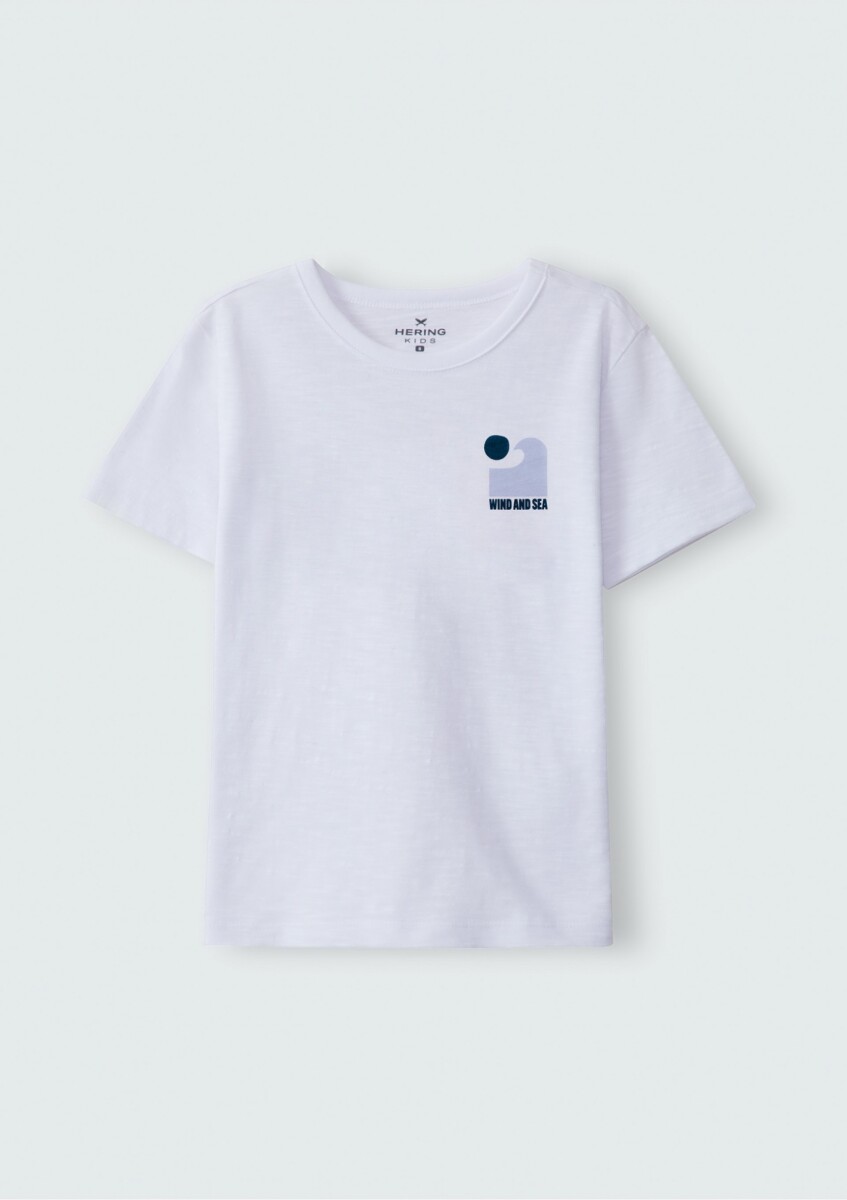 CAMISETA INFANTIL CON ESTAMPA - BLANCO 