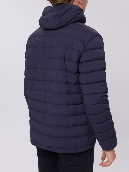 Herno-Chaqueta plegable de nylon rellena de plumas Azul