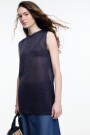 MUSCULOSA LUREX Azul