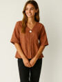 Blusa Andaluz Terracota