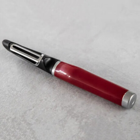 Pela Papa Dentado Acero Inoxidable Rojo Pela Papa Dentado Acero Inoxidable Rojo