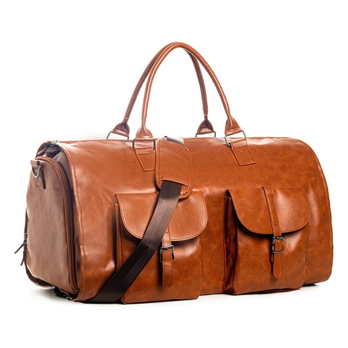 Bolso De Cuero Impermeable Ideal Para Viajes 