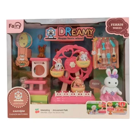Playset Bay Dreamy Familia de Conejos Vuelta al Mundo 001