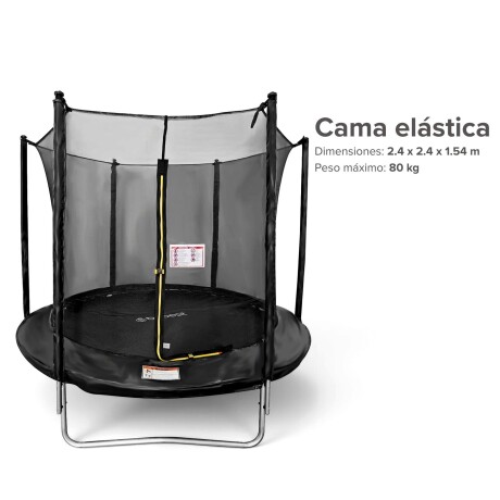 Cama Elástica Bebesit 2,44 m Con Escalera Y Malla de Seguridad Cama Elástica Bebesit 2,44 m Con Escalera Y Malla de Seguridad