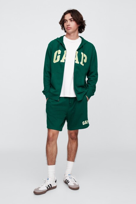 Short Deportivo Sin Felpa Logo Gap Hombre Rain Forest 19-5232 Tc