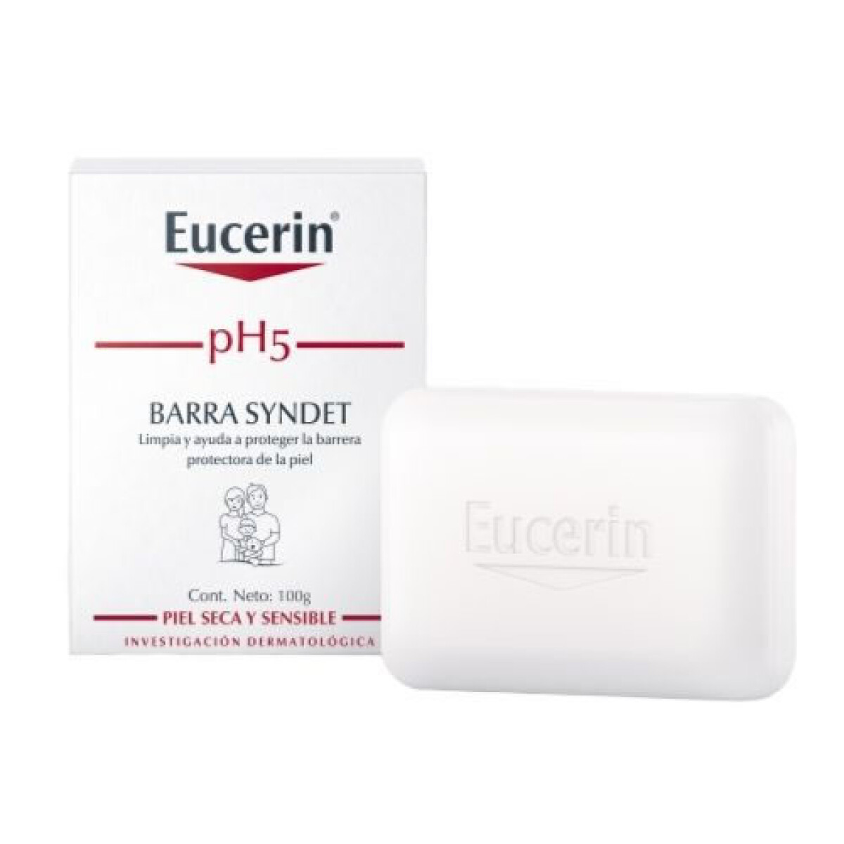Eucerin Syndet Jabón 100g – Limpieza Suave
