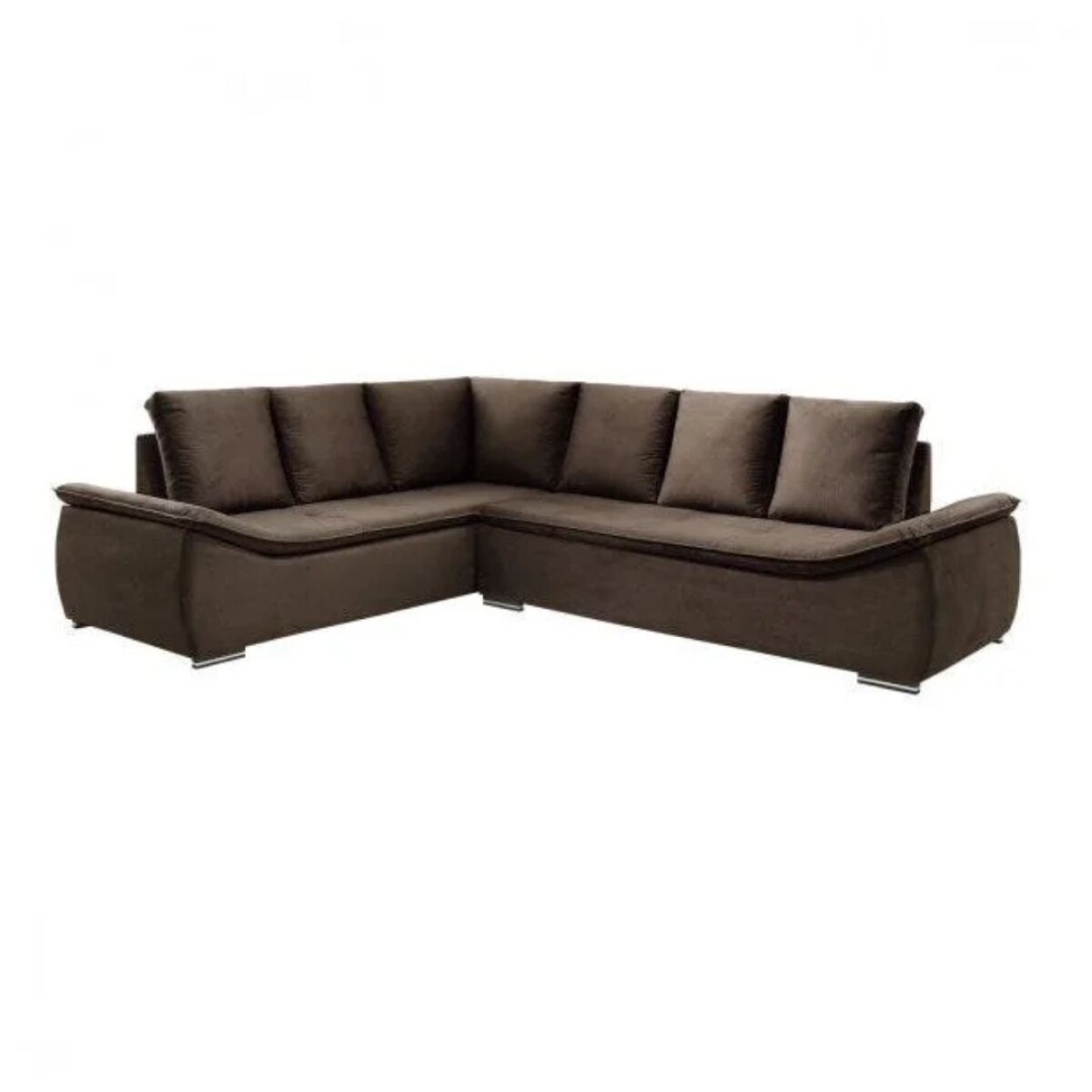 Juego de living esquinero Alphaville Marron Cafe 
