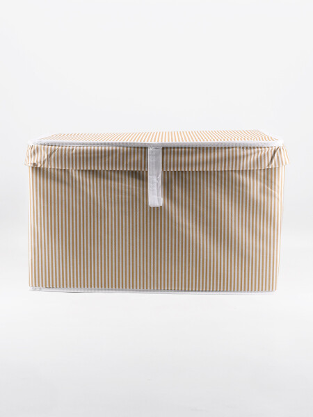 CAJA ORGANIZADORA RAYAS BEIGE