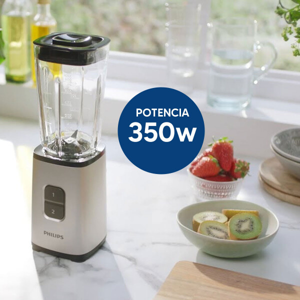 Mini Licuadora Hr2604/80 Philips Daily Collection Capaz De Picar Hielo MINI LICUADORA PHILIPS HR2604/80