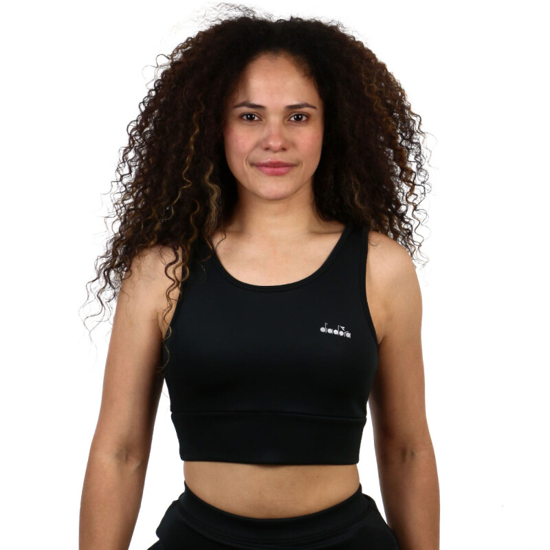 Top Mujer Diadora Dry Fit Negro-negro