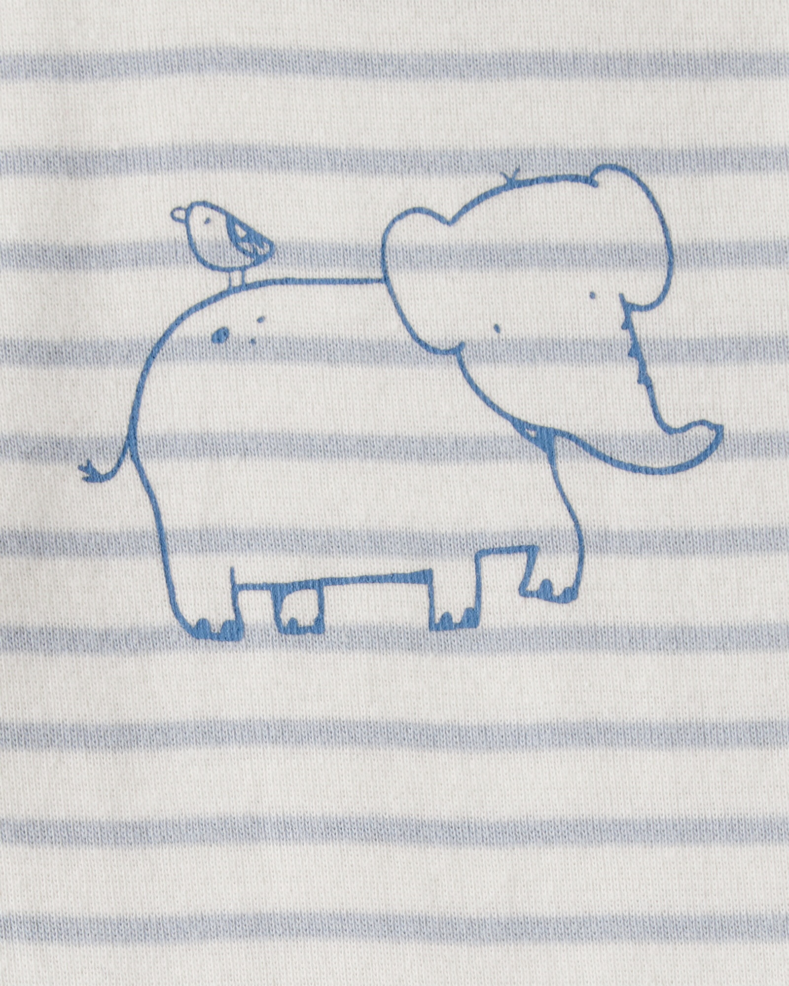 Pack cinco bodies de algodón, diseño animales Sin color