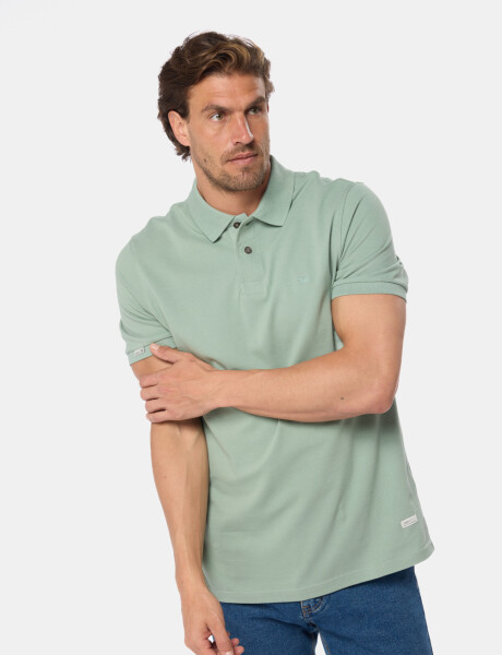 REMERA POLO PIQUE LISA Verde