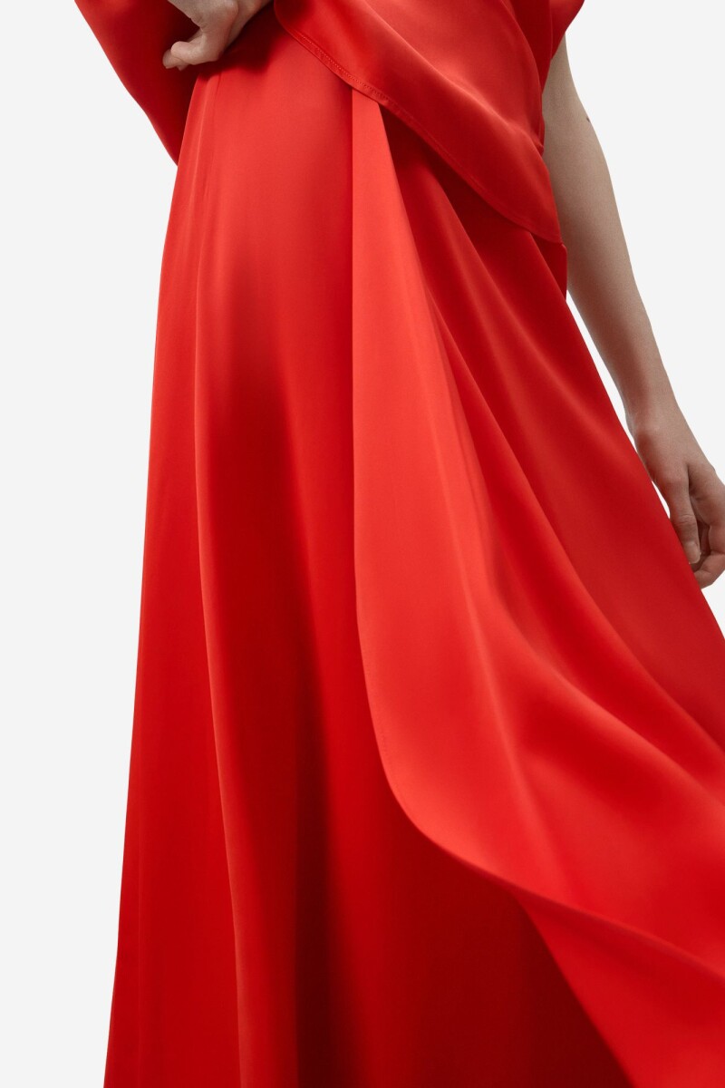 FALDA MIDI Coral